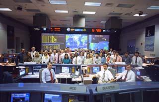 Mission Control Center -Houston group shot. 